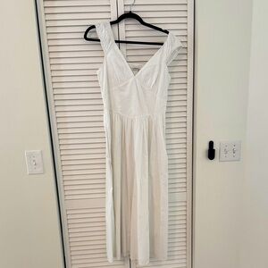 Abercrombie & Fitch White Textured Top